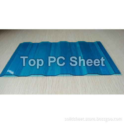Polycarbonate Corrugated Roofing Sheet